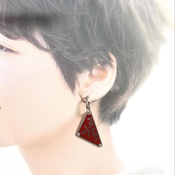 PRADA Silver Earrings - Picture 10 of 10